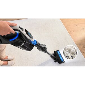 Aspirator vertical 2in1 BOSCH Unlimited 10 BSS1041GHF, 0.4l, 18V, autonomie max 80 min, MicroClean, negru-gri Aspirator vertical 2in1 BOSCH Unlimited 10 BSS1041GHF, 0.4l, 18V, autonomie max 80 min, MicroClean, negru-gri