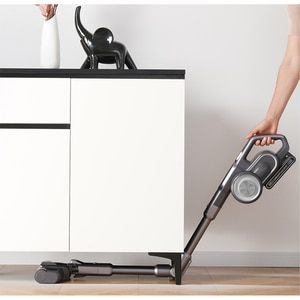 Aspirator vertical JIMMY H10 Flex, 0.6l, autonomie max 80 min, iluminare LED, argintiu-negru Aspirator vertical JIMMY H10 Flex, 0.6l, autonomie max 80 min, iluminare LED, argintiu-negru