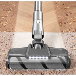 Aspirator vertical JIMMY H10 Flex, 0.6l, autonomie max 80 min, iluminare LED, argintiu-negru Aspirator vertical JIMMY H10 Flex, 0.6l, autonomie max 80 min, iluminare LED, argintiu-negru