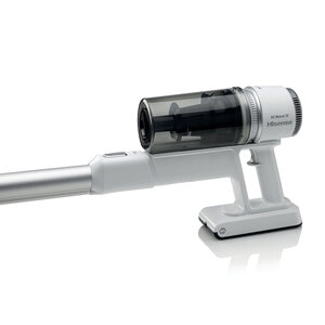 Aspirator vertical HISENSE Hi-Move IV HVC6134W, 0.5l, 21.6V, autonomie max 35 min, alb-argintiu Aspirator vertical HISENSE Hi-Move IV HVC6134W, 0.5l, 21.6V, autonomie max 35 min, alb-argintiu
