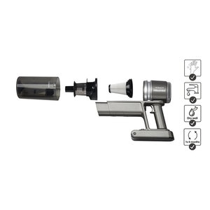 Aspirator vertical HISENSE Hi-Move IV HVC6464A, 0.5l, 25.2V, autonomie max 60 min, gri inchis-argintiu Aspirator vertical HISENSE Hi-Move IV HVC6464A, 0.5l, 25.2V, autonomie max 60 min, gri inchis-argintiu