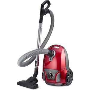 Aspirator cu sac MYRIA MY4538, 3l, 750W, 76dB, rosu-negru Aspirator cu sac MYRIA MY4538, 3l, 750W, 76dB, rosu-negru