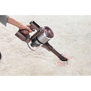 Aspirator vertical EUREKA AK10 PRO, 0.65l, 29.6V, autonomie max 60min, iluminare LED, mov-argintiu Aspirator vertical EUREKA AK10 PRO, 0.65l, 29.6V, autonomie max 60min, iluminare LED, mov-argintiu