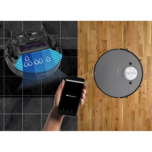 Aspirator robot HISENSE RVCL144AB, 0.5l, 14.4V, autonomie max 150 min, functie mop, negru Aspirator robot HISENSE RVCL144AB, 0.5l, 14.4V, autonomie max 150 min, functie mop, negru