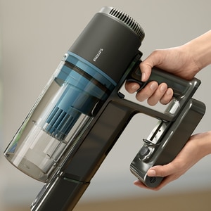 Aspirator vertical PHILIPS XC3031/01, 25.2 V, 0.27l, autonomie max 60 min, PowerCyclone 8, negru-albastru Aspirator vertical PHILIPS XC3031/01, 25.2 V, 0.27l, autonomie max 60 min, PowerCyclone 8, negru-albastru