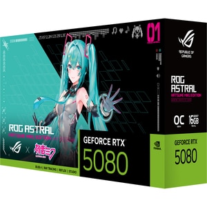 Placa video ASUS ROG Astral GeForce RTX 5080 OC HATSUNE MIKU Edition, 16GB GDDR7, 256bit Placa video ASUS ROG Astral GeForce RTX 5080 OC HATSUNE MIKU Edition, 16GB GDDR7, 256bit