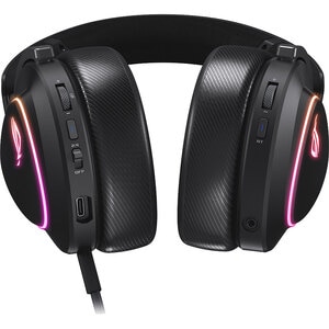 Casti Gaming Wireless ASUS Rog Delta 2, multiplatforma, USB, negru Casti Gaming Wireless ASUS Rog Delta 2, multiplatforma, USB, negru