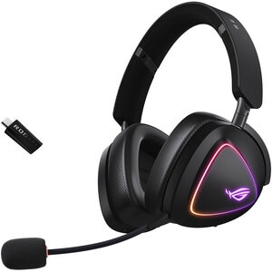 Casti Gaming Wireless ASUS Rog Delta 2, multiplatforma, USB, negru Casti Gaming Wireless ASUS Rog Delta 2, multiplatforma, USB, negru