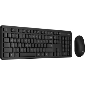 Kit tastatura si mouse Wireless ASUS CW100, USB, negru Kit tastatura si mouse Wireless ASUS CW100, USB, negru