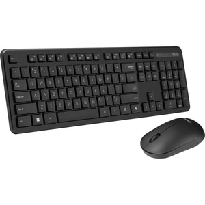 Kit tastatura si mouse Wireless ASUS CW100, USB, negru Kit tastatura si mouse Wireless ASUS CW100, USB, negru