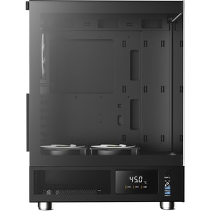 Carcasa PC GAMDIAS ATLAS E1, USB 3.0, Fara sursa, iluminare ARGB, negru Carcasa PC GAMDIAS ATLAS E1, USB 3.0, Fara sursa, iluminare ARGB, negru