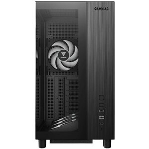 Carcasa PC GAMDIAS ATLAS M4, USB 3.0, USB Type C, Fara sursa, iluminare ARGB, negru Carcasa PC GAMDIAS ATLAS M4, USB 3.0, USB Type C, Fara sursa, iluminare ARGB, negru