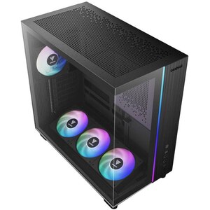 Carcasa PC GAMDIAS ATLAS M4, USB 3.0, USB Type C, Fara sursa, iluminare ARGB, negru Carcasa PC GAMDIAS ATLAS M4, USB 3.0, USB Type C, Fara sursa, iluminare ARGB, negru