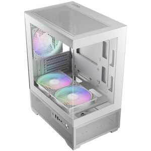 Carcasa PC GAMDIAS Aura GC9M Elite WH ARGB, USB Type C, Fara sursa, iluminare ARGB, alb Carcasa PC GAMDIAS Aura GC9M Elite WH ARGB, USB Type C, Fara sursa, iluminare ARGB, alb