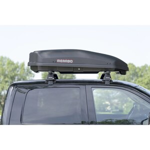 Cutie portbagaj MENABO Satellite, 330l, negru mat Cutie portbagaj MENABO Satellite, 330l, negru mat