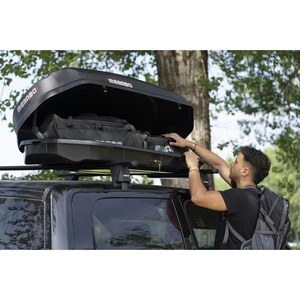 Cutie portbagaj MENABO Satellite, 330l, negru mat Cutie portbagaj MENABO Satellite, 330l, negru mat