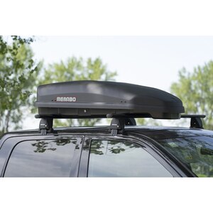 Cutie portbagaj MENABO Satellite, 330l, negru mat Cutie portbagaj MENABO Satellite, 330l, negru mat