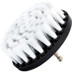 Perie auto mocheta ROLL FAST 10092R, 10cm, rotativa, alb-negru Perie auto mocheta ROLL FAST 10092R, 10cm, rotativa, alb-negru