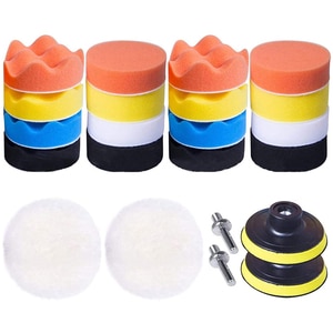 Set polish auto ROLL FAST 10160R, taler 8cm, 22 piese Set polish auto ROLL FAST 10160R, taler 8cm, 22 piese
