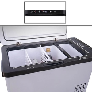Frigider auto portabil AEG KK30, compresor, congelare -20grade, 12/24V, 30l Frigider auto portabil AEG KK30, compresor, congelare -20grade, 12/24V, 30l