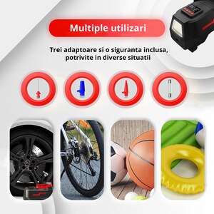 Compresor auto ROLL FAST 10840R, lanterna, 10bar, 12V Compresor auto ROLL FAST 10840R, lanterna, 10bar, 12V