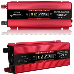 Invertor de tensiune CARMAER 12000R, 2000W, 12V, 220V Invertor de tensiune CARMAER 12000R, 2000W, 12V, 220V