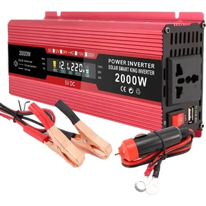 Invertor de tensiune CARMAER 12000R, 2000W, 12V, 220V Invertor de tensiune CARMAER 12000R, 2000W, 12V, 220V