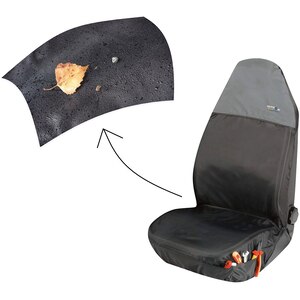 Husa scaun WALSER Outdoor Sports, poliester, gri-negru Husa scaun WALSER Outdoor Sports, poliester, gri-negru