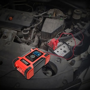 Redresor auto FOXSUR 12242R, 12V 12A 24V 6A, negru Redresor auto FOXSUR 12242R, 12V 12A 24V 6A, negru
