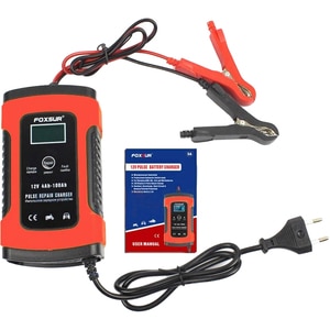 Redresor auto FOXSUR 12601R, 12V, 5A, negru Redresor auto FOXSUR 12601R, 12V, 5A, negru