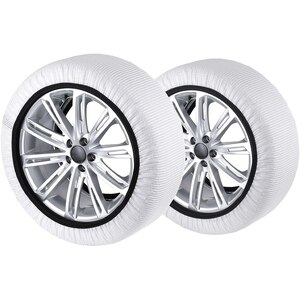 Huse antiderapante auto WALSER Ultra Grip M, textil, 2buc, alb Huse antiderapante auto WALSER Ultra Grip M, textil, 2buc, alb