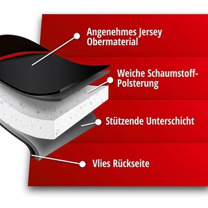 Husa scaun WALSER Elegance Plus, poliester, rosu-negru Husa scaun WALSER Elegance Plus, poliester, rosu-negru