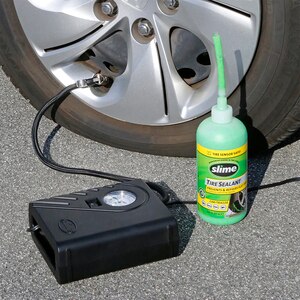 Compresor auto SLIME 15156 + pachet antipana, 473ml Compresor auto SLIME 15156 + pachet antipana, 473ml