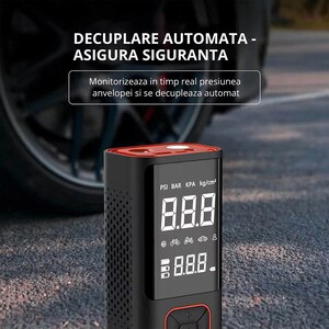 Compresor auto ROLL FAST 18060R, acumulator, 10bar, 12V Compresor auto ROLL FAST 18060R, acumulator, 10bar, 12V
