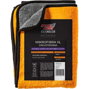 Prosop microfibra MOJE AUTO Detailer, 90 x 60cm, gri-portocaliu Prosop microfibra MOJE AUTO Detailer, 90 x 60cm, gri-portocaliu