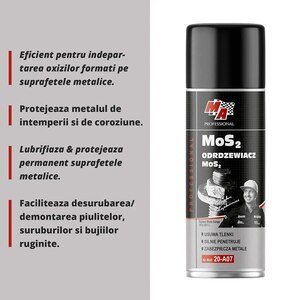 Spray indepartare rugina MOS2 MA PROFESSIONAL 20A07, 400ml Spray indepartare rugina MOS2 MA PROFESSIONAL 20A07, 400ml