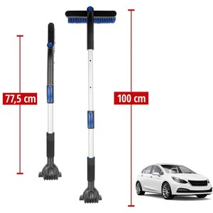 Racleta telescopica WALSER 23042, 77.5-100cm, negru-albastru Racleta telescopica WALSER 23042, 77.5-100cm, negru-albastru
