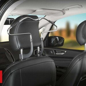 Umeras haine auto pentru tetiera WALSER 30085, otel, gri Umeras haine auto pentru tetiera WALSER 30085, otel, gri