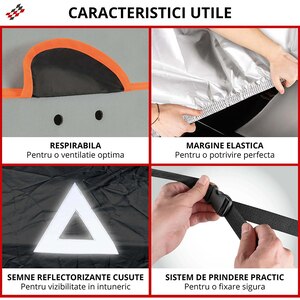 Prelata auto WALSER Perma Protect S, 400 x 162 x 117 cm, gri Prelata auto WALSER Perma Protect S, 400 x 162 x 117 cm, gri
