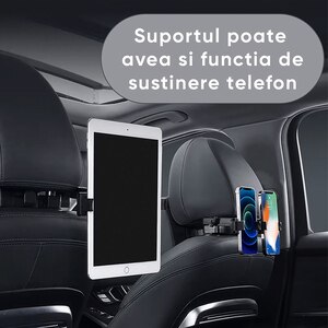 Perna tetiera ROLL FAST 50018R, ergonomic, negru Perna tetiera ROLL FAST 50018R, ergonomic, negru