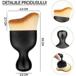 Pensula detailing ROLL FAST 50036R, soft, negru Pensula detailing ROLL FAST 50036R, soft, negru