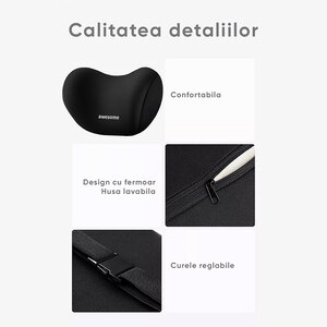 Set 2 perne auto ROLL FAST 50060R, lambar, gat, negru Set 2 perne auto ROLL FAST 50060R, lambar, gat, negru