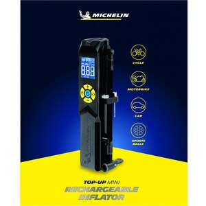 Compresor auto MICHELIN 50141, reincarcabil, 12V, 10.3 bar, negru Compresor auto MICHELIN 50141, reincarcabil, 12V, 10.3 bar, negru