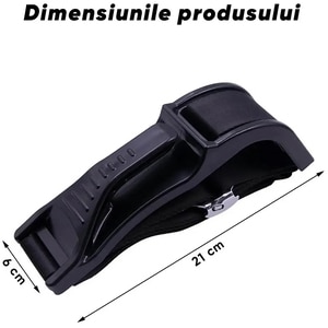 Deviator centura siguranta pt femei gravide ROLL FAST 51060R, ajustabil, negru Deviator centura siguranta pt femei gravide ROLL FAST 51060R, ajustabil, negru