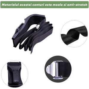 Deviator centura siguranta pt femei gravide ROLL FAST 51060R, ajustabil, negru Deviator centura siguranta pt femei gravide ROLL FAST 51060R, ajustabil, negru