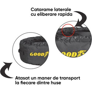 Huse anvelope GOODYEAR 681271, pana la 19", 4buc Huse anvelope GOODYEAR 681271, pana la 19", 4buc