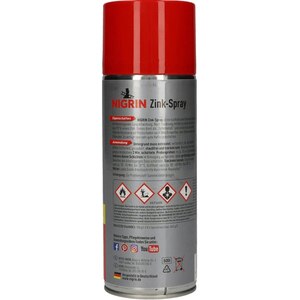 Spray zinc protectie rugina NIGRIN 72286, 400ml Spray zinc protectie rugina NIGRIN 72286, 400ml