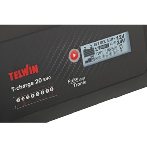 Redresor auto TELWIN T-Charge 20 Evo, 12V/20V, 8A Redresor auto TELWIN T-Charge 20 Evo, 12V/20V, 8A