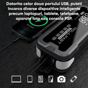 Starter auto cu compresor aer ROLL FAST 90082R, 12V, 4000A Starter auto cu compresor aer ROLL FAST 90082R, 12V, 4000A