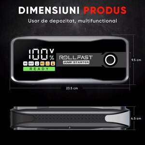 Starter auto ROLL FAST 90083R, 12V, 6000A Starter auto ROLL FAST 90083R, 12V, 6000A